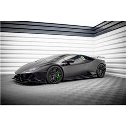 Maxton - Rajouts Des Bas De Caisse Lamborghini Huracan EVO Noir Brillant