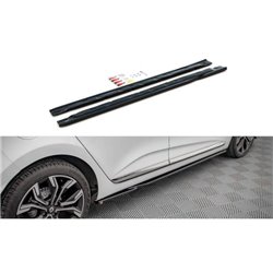 Maxton - Rajouts Des Bas De Caisse Renault Clio Mk5 Noir Brillant