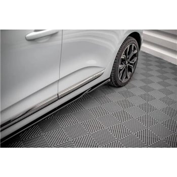 Maxton - Rajouts Des Bas De Caisse Renault Clio Mk5 Noir Brillant