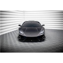 Maxton - Lame Du Pare-Chocs Avant Lamborghini Huracan EVO AWD Noir Brillant