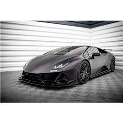 Maxton - Lame Du Pare-Chocs Avant Lamborghini Huracan EVO AWD Noir Brillant