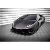 Maxton - Lame Du Pare-Chocs Avant Lamborghini Huracan EVO AWD Noir Brillant
