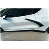 Maxton - Rajouts Des Bas De Caisse Chevrolet Corvette C8 Noir Brillant