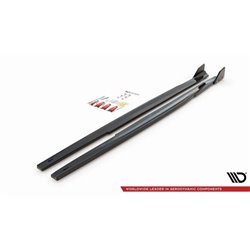 Maxton - Rajouts Des Bas De Caisse V.1 + Ailerons Toyota Corolla GR Sport Hatchback XII Noir Brillant
