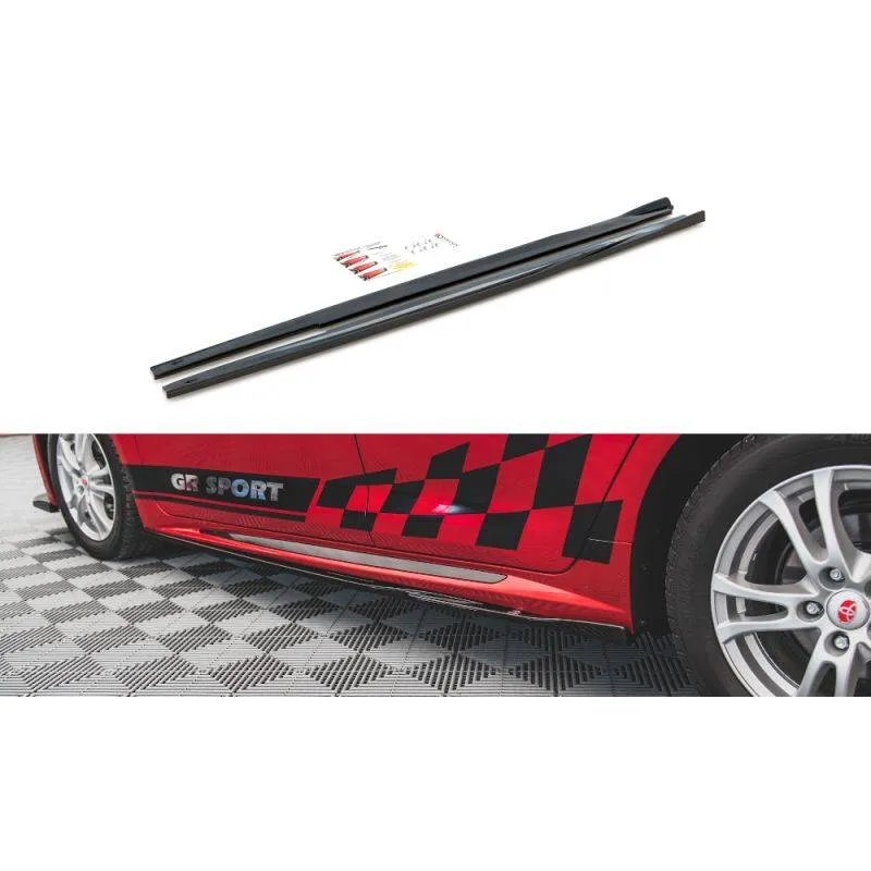 Maxton - Rajouts Des Bas De Caisse Toyota Corolla GR Sport Hatchback XII Noir Brillant