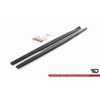 Maxton - Rajouts Des Bas De Caisse Toyota Corolla GR Sport Hatchback XII Noir Brillant