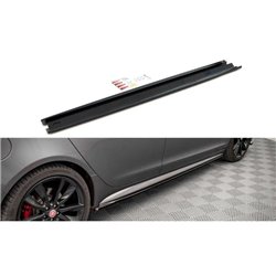 Maxton - Rajouts Des Bas De Caisse Jaguar XF R-Sport Mk2 Noir Brillant