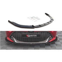 Maxton - Lame Du Pare-Chocs Avant Toyota Corolla GR Sport XII Noir Brillant