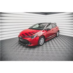 Maxton - Lame Du Pare-Chocs Avant Toyota Corolla GR Sport XII Noir Brillant