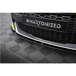 Maxton - Lame Du Pare-Chocs Avant Toyota Corolla GR Sport XII Noir Brillant