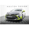 Maxton - Lame Du Pare-Chocs Avant Toyota Corolla GR Sport XII Noir Brillant