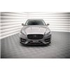 Maxton - Lame Du Pare-Chocs Avant V.1 Jaguar XF R-Sport Mk2 Noir Brillant
