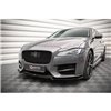 Maxton - Lame Du Pare-Chocs Avant V.1 Jaguar XF R-Sport Mk2 Noir Brillant