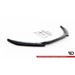 Maxton - Lame Du Pare-Chocs Avant V.1 Jaguar XF R-Sport Mk2 Noir Brillant