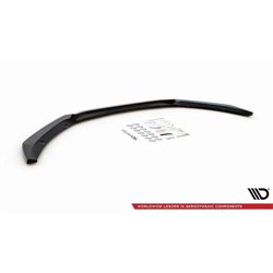Maxton - Lame Du Pare-Chocs Avant V.1 Jaguar XF R-Sport Mk2 Noir Brillant