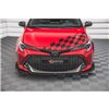 Maxton - Lame Du Pare-Chocs Avant V.1 + Ailerons Toyota Corolla GR Sport XII Noir Brillant