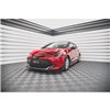 Maxton - Lame Du Pare-Chocs Avant V.1 + Ailerons Toyota Corolla GR Sport XII Noir Brillant