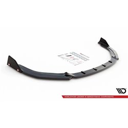 Maxton - Lame Du Pare-Chocs Avant V.1 + Ailerons Toyota Corolla GR Sport XII Noir Brillant