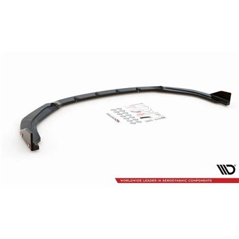 Maxton - Lame Du Pare-Chocs Avant V.1 + Ailerons Toyota Corolla GR Sport XII Noir Brillant