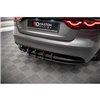 Maxton - Street Pro Central Diffuseur Arriere Jaguar XF R-Sport Mk2 Noir-Rouge