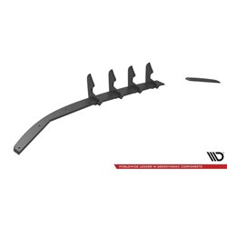 Maxton - Street Pro Central Diffuseur Arriere Jaguar XF R-Sport Mk2 Noir-Rouge