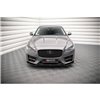 Maxton - Lame Du Pare-Chocs Avant V.2 Jaguar XF R-Sport Mk2 Noir Brillant