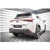 Maxton - Arriere Lame (avec une barre verticale) Lexus UX Mk1 Noir Brillant