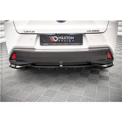 Maxton - Arriere Lame (avec une barre verticale) Lexus UX Mk1 Noir Brillant