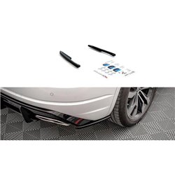 Maxton - Lames De Pare-Chocs Arrière Latérales Volkswagen Touareg R-line Mk3 Noir Brillant