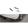Maxton - Lames De Pare-Chocs Arrière Latérales Volkswagen Touareg R-line Mk3 Noir Brillant