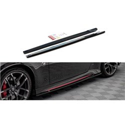 Maxton - Rajouts Des Bas De Caisse V.2 Nissan 370Z Nismo Facelift Noir Brillant