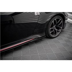 Maxton - Rajouts Des Bas De Caisse V.2 Nissan 370Z Nismo Facelift Noir Brillant