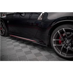 Maxton - Rajouts Des Bas De Caisse V.2 Nissan 370Z Nismo Facelift Noir Brillant