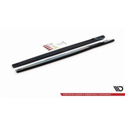 Maxton - Rajouts Des Bas De Caisse V.2 Nissan 370Z Nismo Facelift Noir Brillant