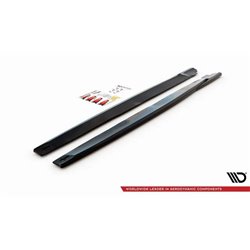 Maxton - Rajouts Des Bas De Caisse V.2 Nissan 370Z Nismo Facelift Noir Brillant