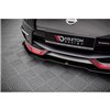 Maxton - Lame Du Pare-Chocs Avant V.1 Nissan 370Z Nismo Facelift Noir Brillant