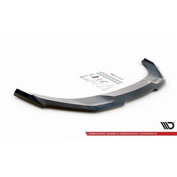 Maxton - Lame Du Pare-Chocs Avant V.1 Nissan 370Z Nismo Facelift Noir Brillant