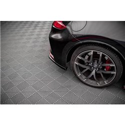 Maxton - Lames De Pare-Chocs Arrière Latérales Nissan 370Z Nismo Facelift Noir Brillant