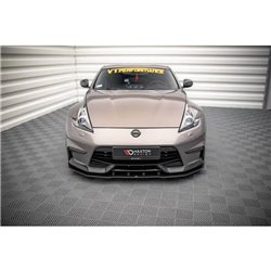 Maxton - Street Pro Lame Du Pare-Chocs Avant Nissan 370Z Nismo Facelift Noir