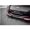 Maxton - Lame Du Pare-Chocs Avant V.3 Nissan 370Z Nismo Facelift Noir Brillant