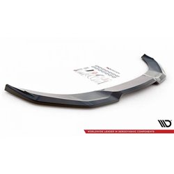 Maxton - Lame Du Pare-Chocs Avant V.3 Nissan 370Z Nismo Facelift Noir Brillant