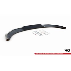 Maxton - Lame Du Pare-Chocs Avant V.3 Nissan 370Z Nismo Facelift Noir Brillant