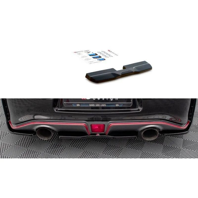Maxton - Arriere Splitter Nissan 370Z Nismo Facelift Noir Brillant