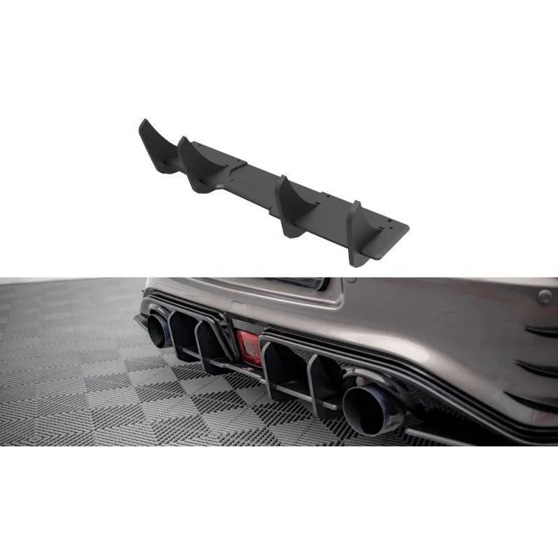 Maxton - Street Pro Central Diffuseur Arriere Nissan 370Z Nismo Facelift Noir