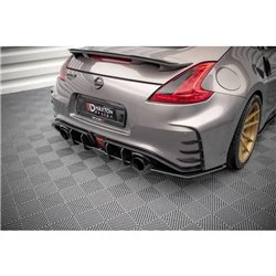 Maxton - Street Pro Central Diffuseur Arriere Nissan 370Z Nismo Facelift Noir