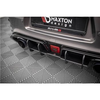 Maxton - Street Pro Central Diffuseur Arriere Nissan 370Z Nismo Facelift Noir