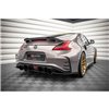 Maxton - Street Pro Central Diffuseur Arriere Nissan 370Z Nismo Facelift Noir-Rouge