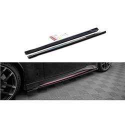 Maxton - Rajouts Des Bas De Caisse V.1 Nissan 370Z Nismo Facelift Noir Brillant