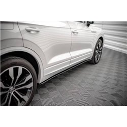 Maxton - Rajouts Des Bas De Caisse Volkswagen Touareg R-line Mk3 Noir Brillant