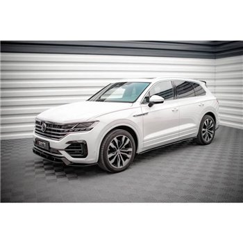 Maxton - Rajouts Des Bas De Caisse Volkswagen Touareg R-line Mk3 Noir Brillant